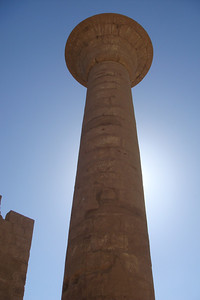 a lone lotus capped column still stands