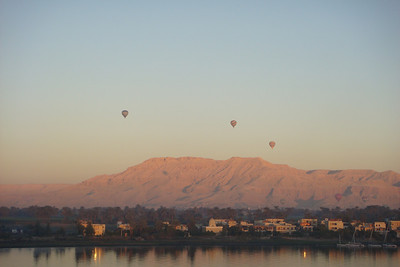 sunrise over the Valley of the Kings