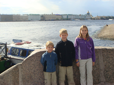 view of the Neva from the fortress