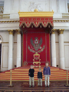 Peter the Great's throne room
