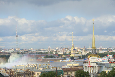 the view from the top of St. Isaac's