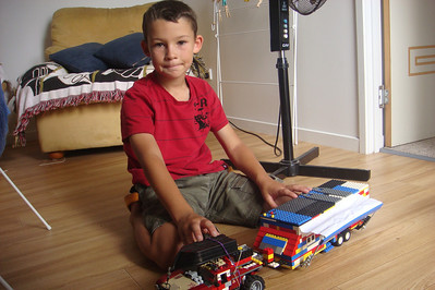 Harrison's awesome camper lego creation