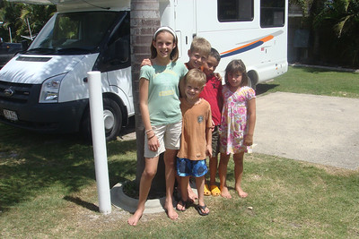 the kids friends, Harrison and Ally