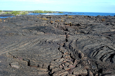 the lava still looks like it did when it cooled