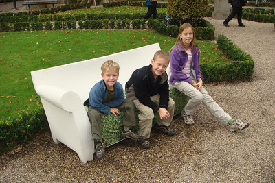 outside the Rijksmuseum in Amsterdam