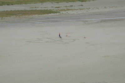 our Texas beach art seen from the abbey