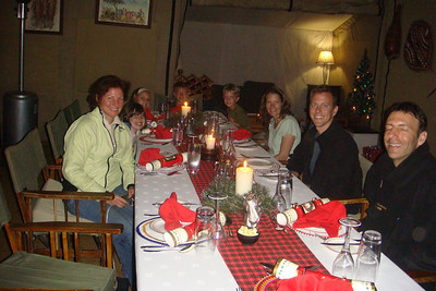the cooks made us a great Christmas Eve dinner