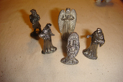 Alayna carried this Nativity all the way from England where she bought it