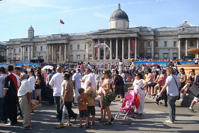 We stumbled across an Indian festival at Trafalgar