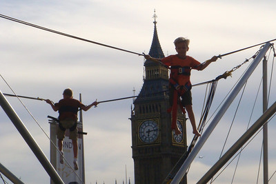 ...jumped for joy at Big Ben.