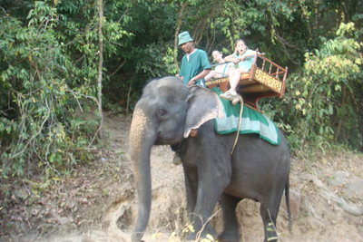 time for the elephant ride