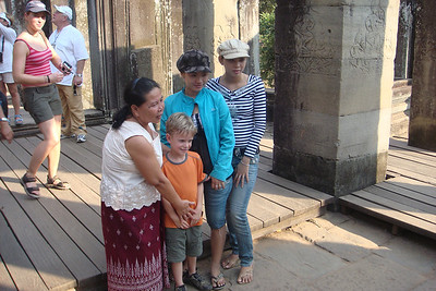 these ladies asked if they could take their picture with Benji