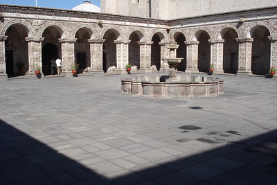 the old Jesuit school next to the church, it's now a shopping center