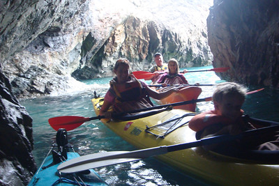 winding our way through a cave