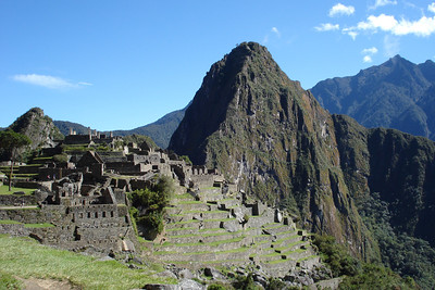 Waynu Picchu, our goal for the morning was to hike to the summit