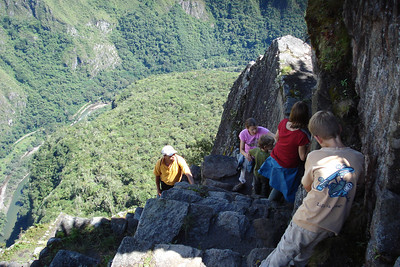 heading back down