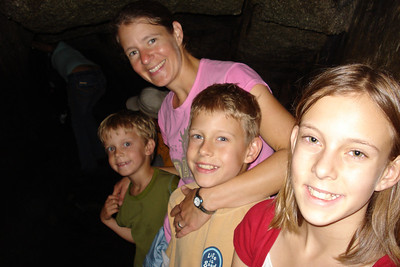 to reach the very top of Waynu Picchu, you must crawl through a cave and ascend a ladder