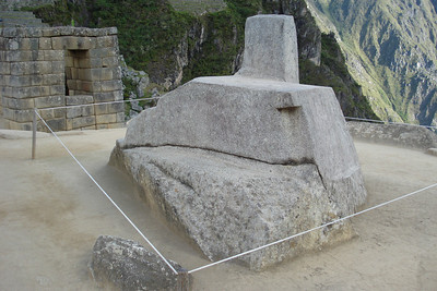 the Intihuatana Stone, it is believed to be an astronomic clock