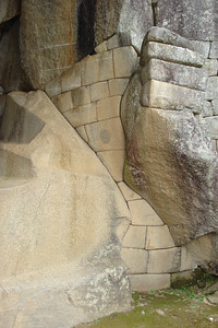 they blended the natural landscape with their stone walls and buildings
