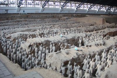 there are an estimated 8,000 warriors in this pit