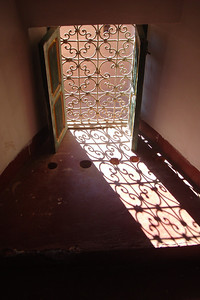 the holes allowed air to circulate when the windows were closed due to sand storms
