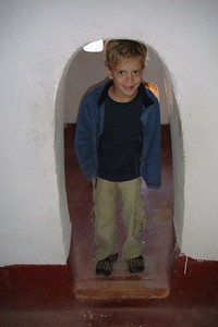 kid sized door leading to the children's quarters
