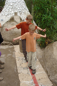 it's hard to walk a straight line on the equator with your eyes closed