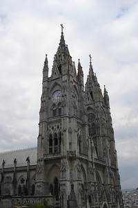 our next stop was the Neo-Gothic Quito Basilica