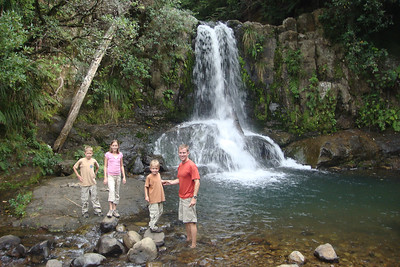 Waiau Falls, our last stop on the 309