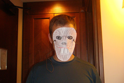 Halloween masks, Clay the Angry Beaver