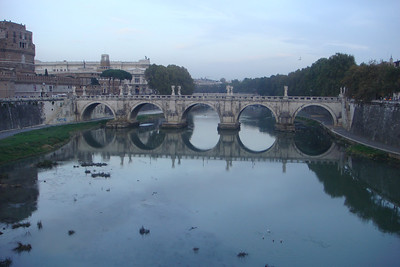 some views of Rome as the sun set