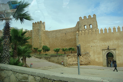 outside Rabat's 12th century kasbah