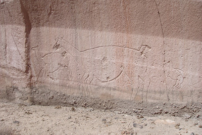 the petroglyphs in Kezala canyon