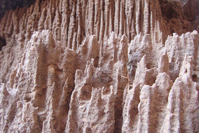 salt needle closeup