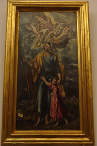 the cathedral has many El Greco's, including this one of Joseph and Jesus