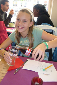 Alayna loves these cute little bottles of Coke