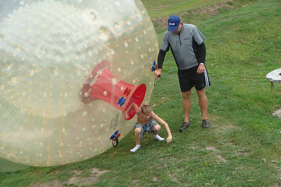The Zorb gave birth to Nate after his ride