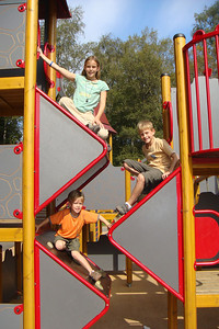 the kids loved this playscape in Frogner Park