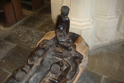 ebony carving from a sister church in Tanzania