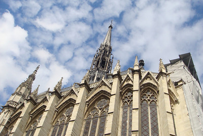 St. Chapelle and some cool clouds