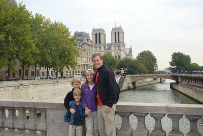 the Seine with Notre Dame in the background
