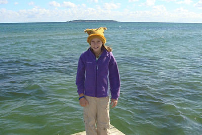 Alayna in her birthday hat