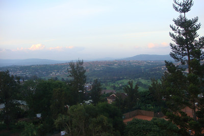some view of Kigali from our hotel