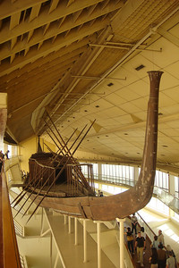 King Cheops solar boat assembled with 60% of the 4,500 year old wood