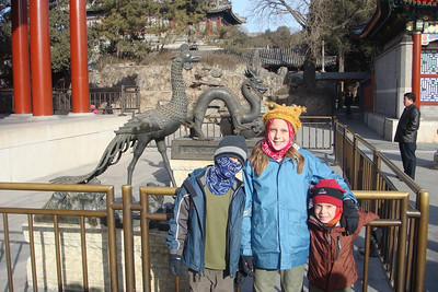 at the Summer Palace, Marco told us about the nine parts of a Chinese dragon...