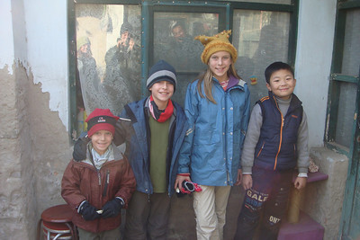 we had lunch at this boy's house