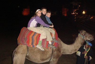 the kids got a quick ride too before the show