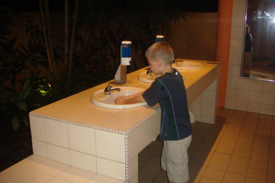 the zoo has cool "outdoor" toilets