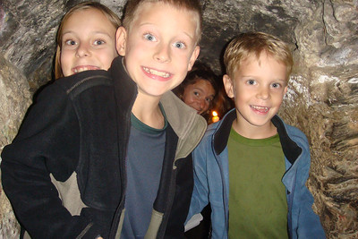 making our way through the tunnels