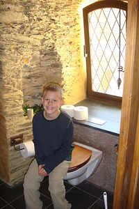 lovely grotto toilets at the castle